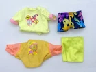 F26 DRESSED BARBIE DOLL FASHION CLOTHING LOT KEN VINTAGE TROPICAL ALL AMERICAN