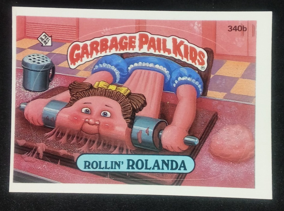 Rollin' ROLANDA #340b 1987 Garbage Pail Kids trading card — raw and PSA graded price guide
