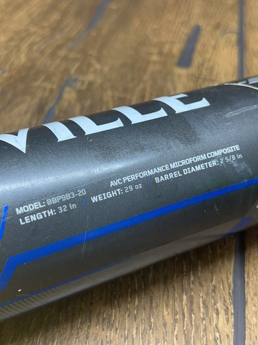 Louisville Slugger Prime9 Schläger 32/29 BBCOR - Modell #BBP983-20 - Laufdurchmesser 2 5/8 - Bild 2 von 9