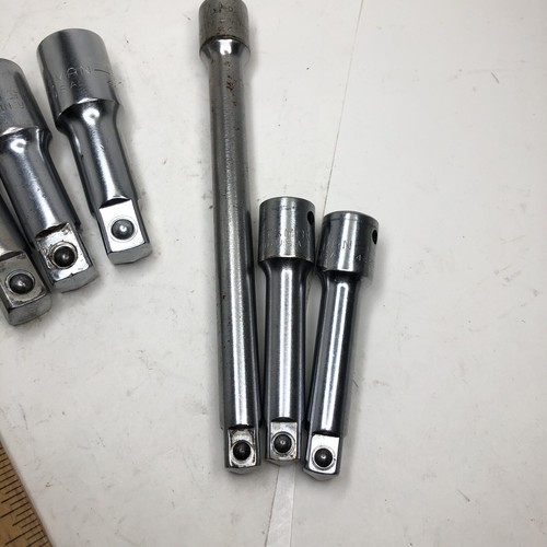 Vintage Lot 6 Craftsman -VV- 1/2" & 3/8 Drive Socket Extension Bar Set 6" 3" USA - Picture 10 of 16