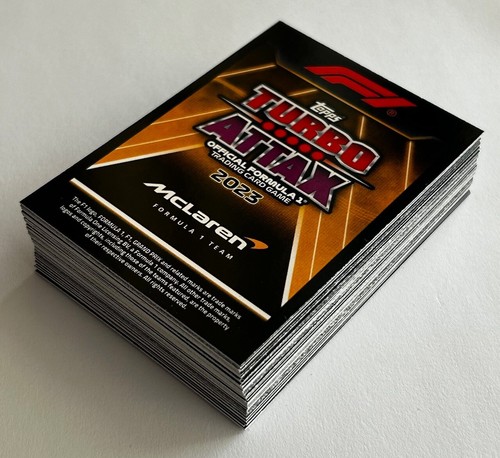 Topps Turbo Attax Formula 2023 - ASSORTMENT OF 50 F1 CARDS (No Duplicates) - Picture 2 of 2