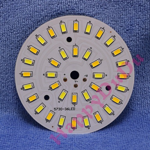 1pc 9W Three Color Warm Neutral Cold White 5730 Bi-Color LED Lamp Light 65~85mm - Afbeelding 1 van 4