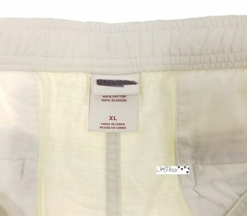 Merona Mens Shorts Elastic Waist Khaki Size Extra Large - Picture 3 of 3