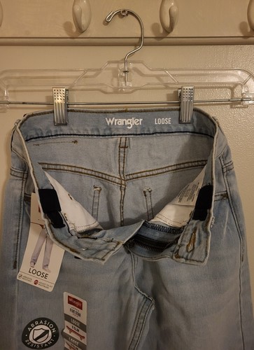 Wrangler Boys Loose Fit Jeans in Frost Light Wash - Size 8 Slim NWT - Picture 11 of 17