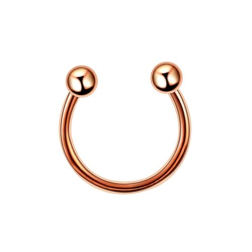 6MM-14MM HUFEISEN PIERCING SEPTUM HELIX NIPPEL OHR NOSE HORSESHOE NASENPIERCING - Bild 6 von 6