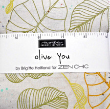 MODA FABRICS "0LIVE YOU" BY ZENCHIC CHARM PACK BTCP
