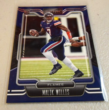 Malik Willis 2022 Panini Chronicles Draft Picks - Playbook Blue