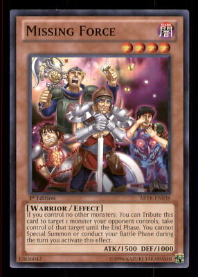 Yugioh Missing Force #ABYR-EN038 Abyss Rising LP