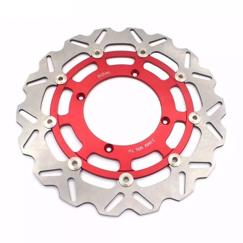 KKE Front 320MM Floating Red Rotor Brake Disc Fit Suzuki RMZ250 RMZ450 2005-2024 - Picture 6 of 6