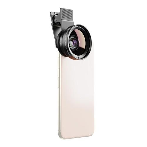 APEXEL APL-0.45WM Lens Kit 0.45X Wide Angle & 12.5X Macro F6J8