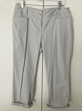 J JILL Stone Color Stretch Crop Pants Size 10p Mint Condition