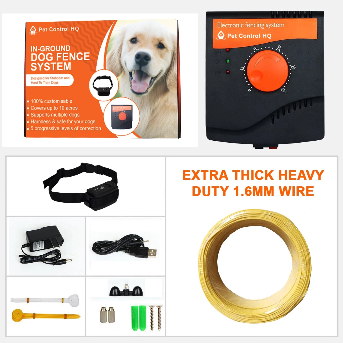 Pet invisible top fence system