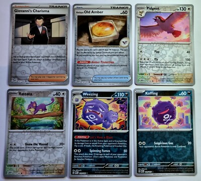 Pokemon TCG 151 english selection 26x different Reverse Holo cards