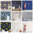 3D Space Planet Pattern Self-adhesive Wallpaper Removable Wallpaper Wall Mural