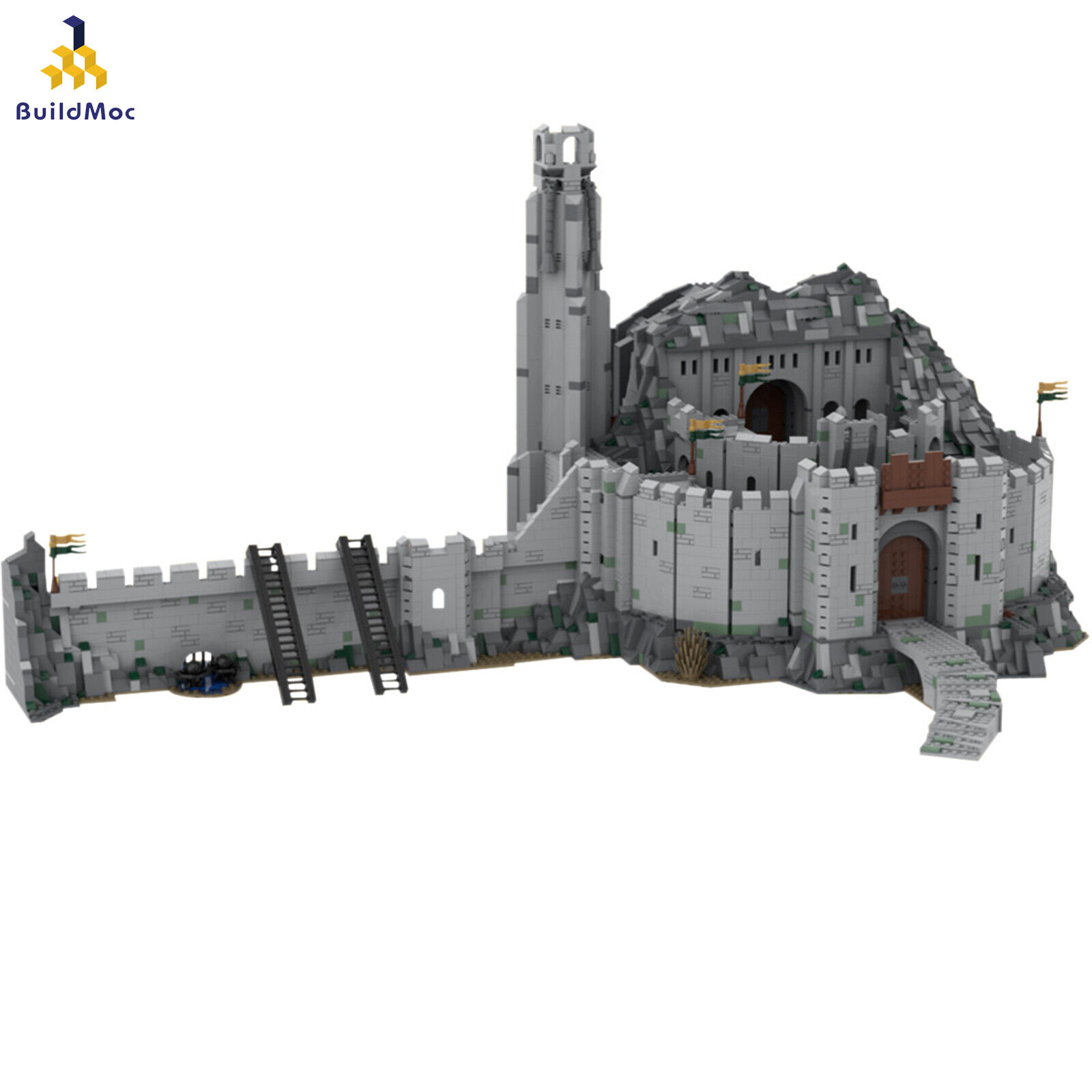 Split Listing Custom Lego Minas Tirith Completed Available to 