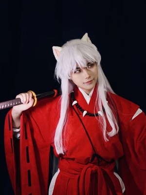 Kenshin Himura Cosplay Perücke - Orange-rot, Langer Pferdeschwanz Für Anime-Fans & Kostümpartys