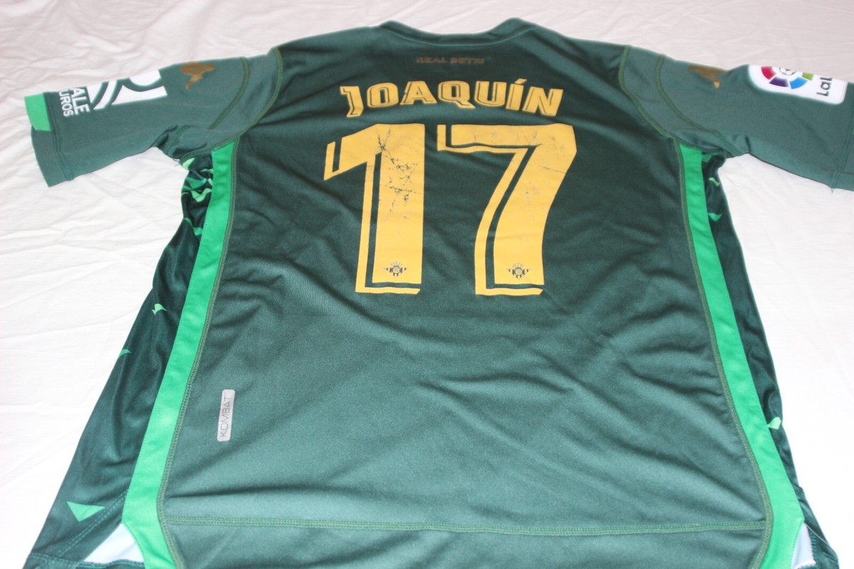 Real Betis Football Shirt By Kappa Size S Number 17 Joaquin