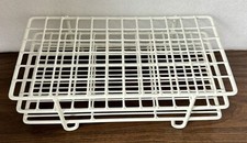 Fisherbrand™ 72 Position Vinyl-Coated 16mm Test Tube Rack w/Legs (White)