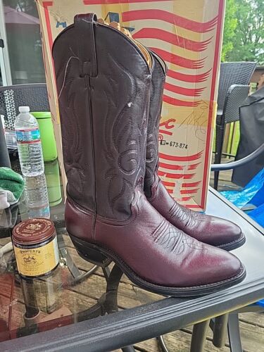Vintage Zodiac COWBOY Stiefel Made in USA MIT BOX GRÖSSE 7 D - Bild 3 von 5