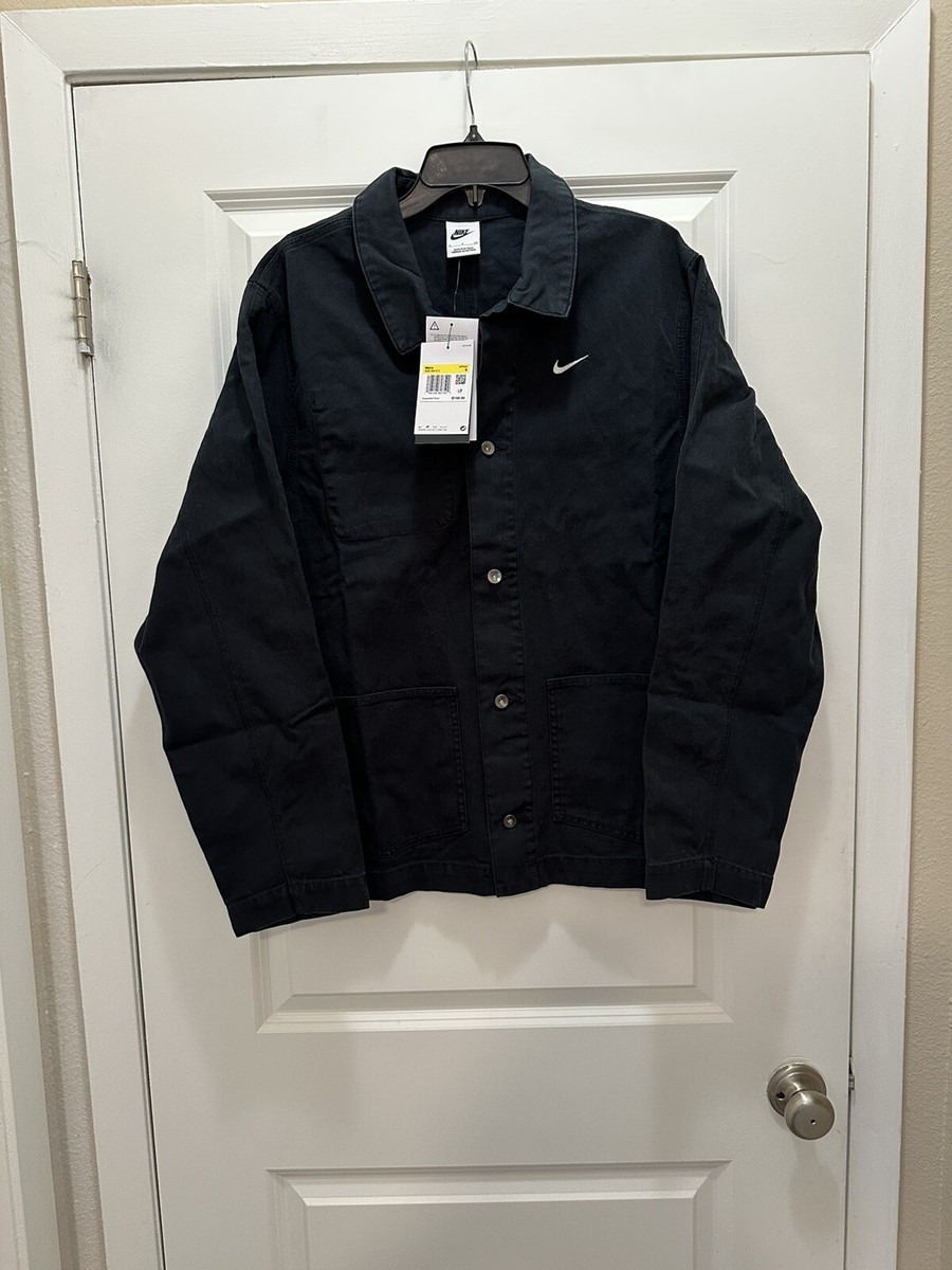 【新品✴️】NIKE AS NL CHORE COAT JKT BLACK 1 Nike Unlined Chore Coat Black | eBay