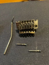 1980s FRT-4 Clone Floyd Rose Tremolo Bridge Chrome FERNANDES Used Tested