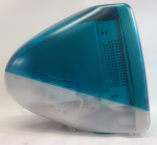 Vintage Apple iMac G3/333 Blueberry w/ Original Box & Accessories NO HDD - Afbeelding 9 van 24