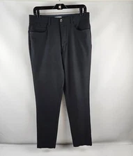 VRST Pants Mens 30x30 Black Commuter Chino Flat Front Straight Stretch Pockets