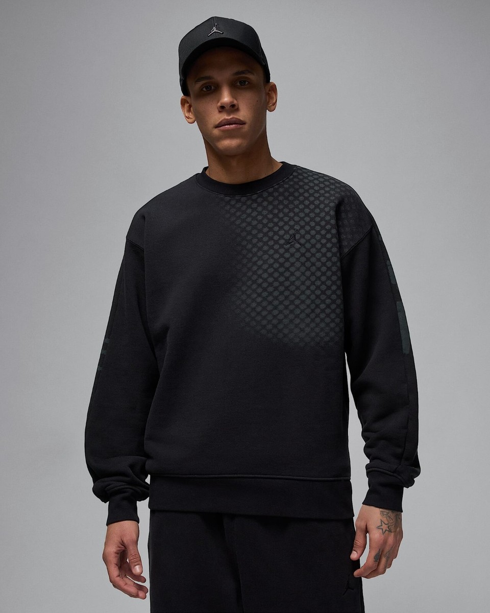 Nike Jordan Flight Fleece Sweater LNY Black HQ8825-010 | eBay