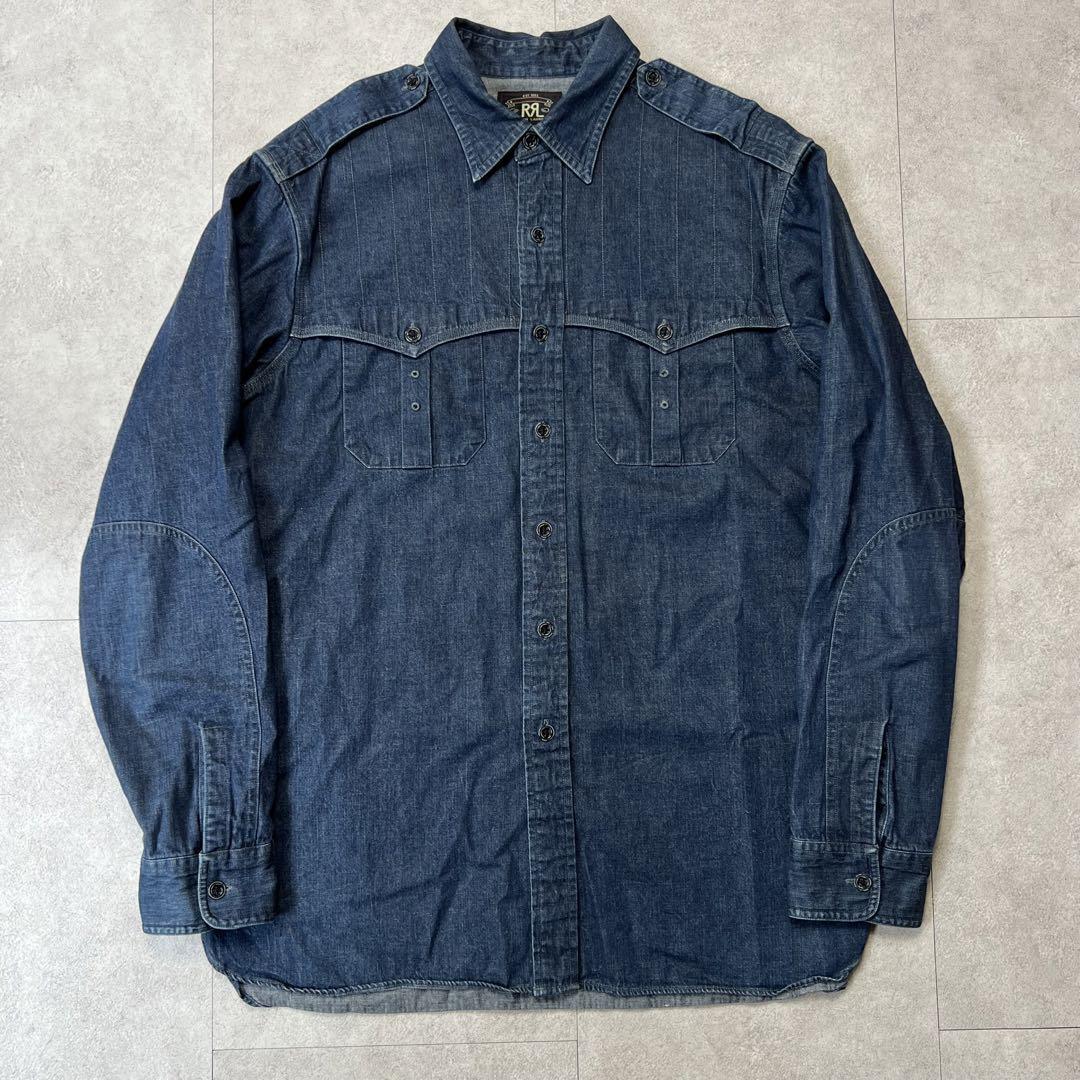 RRL Dungaree Military Denim Shirts