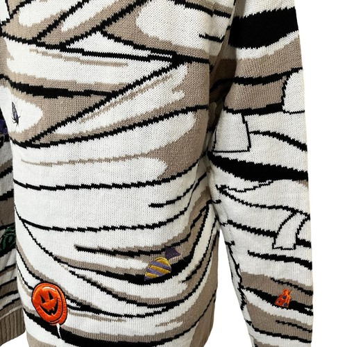 NEW Blizzard Bay Pullover Long Sleeve Embroidered Halloween Sweater Mens Sz Med - Picture 8 of 14