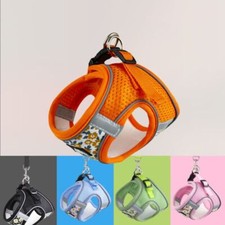 1X Dog Harness Puppy Pet Soft Adjustable Comfortable Reflective Breathable Vest 