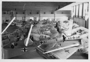Photo Halle Flugzeug flasks ties Z XII staffelwappen fw44 lks1 Dresden Luftwaffe