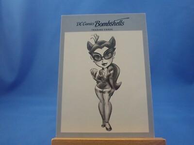 Catwoman DC Comics Bombshells 2017 Cryptozoic Sketches V2