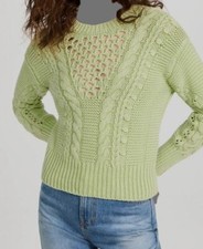 398 Veronica Beard Women's Green Eleanor Pullover Knit Sweater Size Small