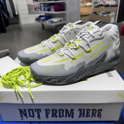 PUMA x LaMelo Ball MB.03 'Hills' Feather Grey/Lime MENS SIZE