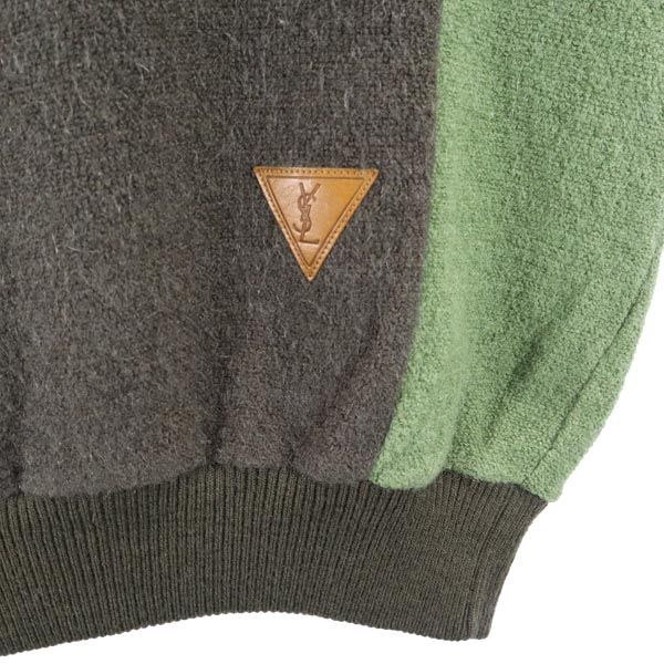 YVES SAINT LAURENT vecchioe magl uomoca manic lunga mist lana an