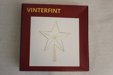 IKEA VINTERFINT Árbol Topper Estrella Oro