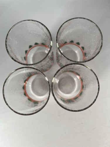 Libby Winter land Glasses set of 4 Christmas trees snow - Picture 2 of 5