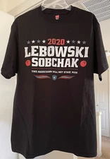 The Big Lebowski Bowling Black T-Shirt Size Large Lebowski Sobchak