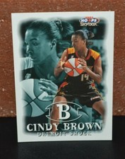  BASKETBALL CARD WNBA HOOPS SKYBOX CINDY BROWN DETROIT SHOCK