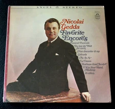 NICOLAI GEDDA-FAVOITE ENCORES-1965-CLASSICAL, POP-ANGEL S 36314-SEALED LP