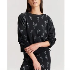 Current/Elliott Open Back Sweatshirt In Tulip Size 2- Medium