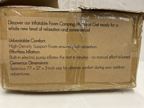 hazli ComfortMax Self Inflating Foam Camping Mattress with Pillow and Pump-L👀K - Picture 6 of 6
