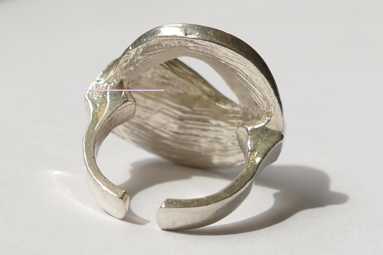 Ring designer ring simple timeless 835 silver vin… - image 3