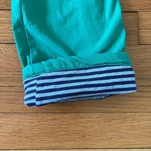 Mini Boden Green Jersey Lined Pull On Zipper Cargo Pants 14 - Picture 4 of 10
