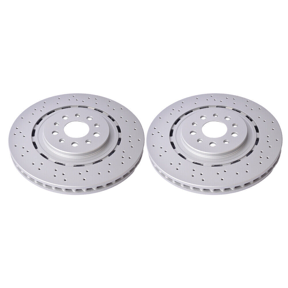 New Fit For Maserati Ghibli Quattroporte Front Brake Rotors set of 2 670030935