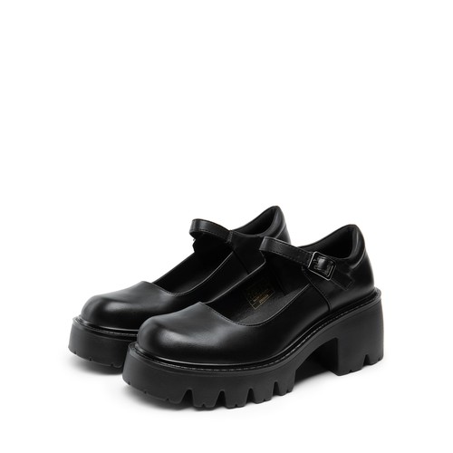 Mary Janes Damenschuhe niedriger Absatz klobige Pumps runde Spitze Knöchelriemen Pumps Schuhe - Bild 17 von 23