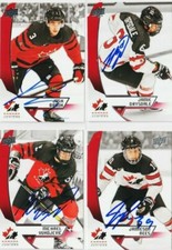 JAMIESON REES autographed '19 Upper Deck TEAM CANADA card #2 CAROLINA HURRICANES