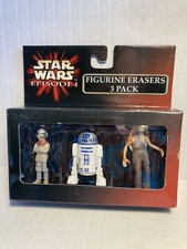 Star Wars Episode 1 Figurine Erasers 3 Pack A...