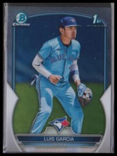 2023 Bowman #BCP-94 Luis Garcia Chrome Prospects Toronto Blue Jays